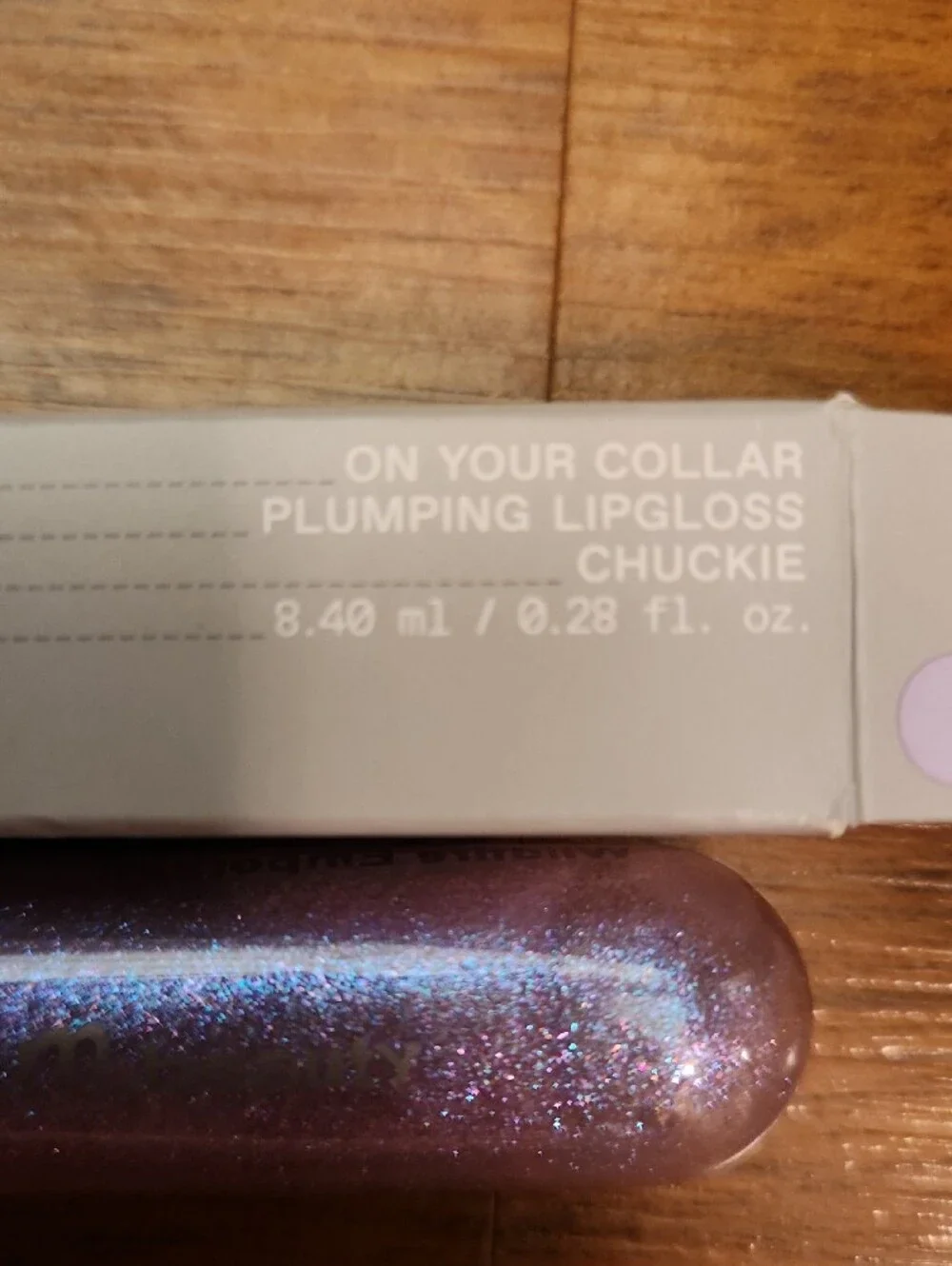 r.e.m. beauty On Your Collar Plumping Lipgloss - Shimmery Lavender Pink